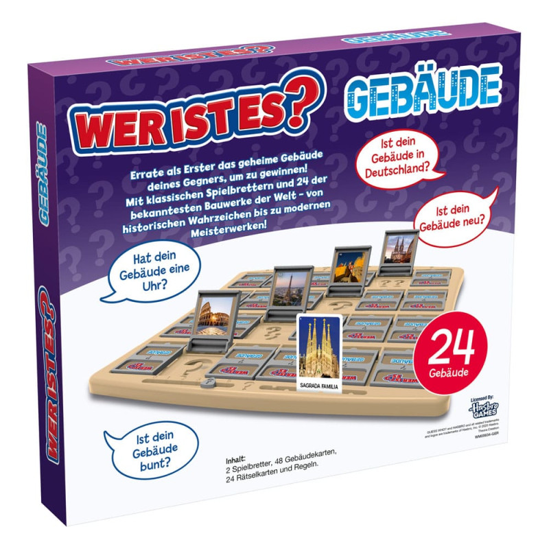 Board Game Guess Who Berühmte Gebäude *German Version* 2