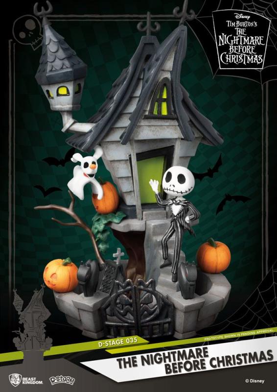 Nightmare before Christmas D-Stage PVC Diorama Jack's Haunted House 15 cm 6