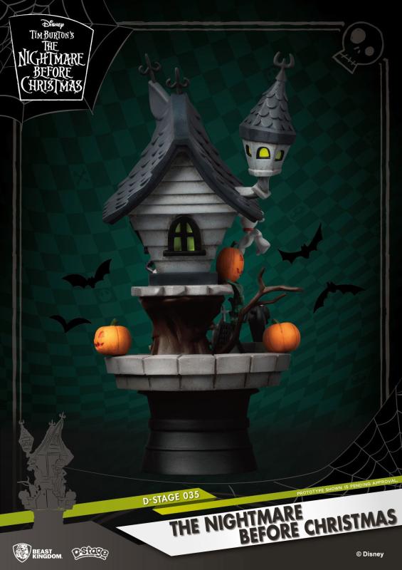 Nightmare before Christmas D-Stage PVC Diorama Jack's Haunted House 15 cm 2