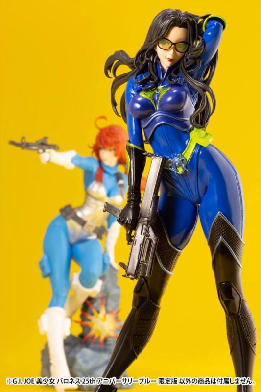 G.I. Joe Bishoujo PVC Statue 1/7 Baroness 25th Anniversary Blue Color Ver. 23 cm