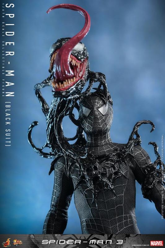 Spider-Man 3 Movie Masterpiece Action Figure 1/6 Spider-Man (Black Suit) 30 cm