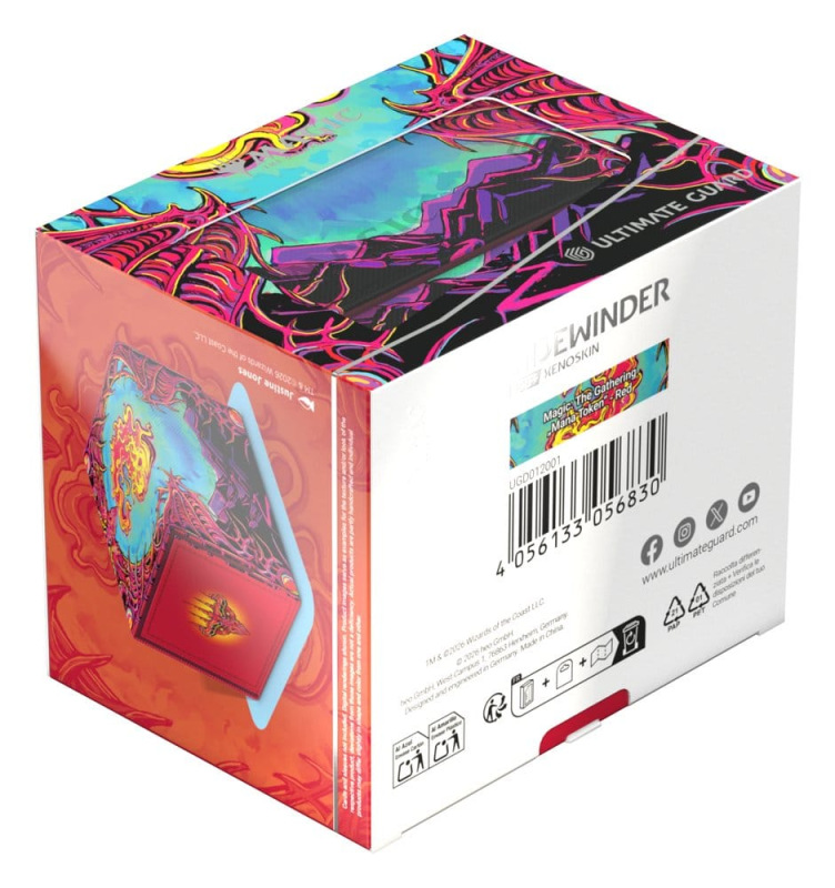 Ultimate Guard Sidewinder 100+ Xenoskin Magic: The Gathering "Mana Token" - Mountain 13