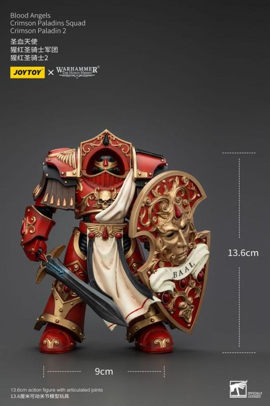 Warhammer The Horus Heresy Action Figure 1/18 Blood Angels Crimson Paladins Squad Crimson Paladin 2