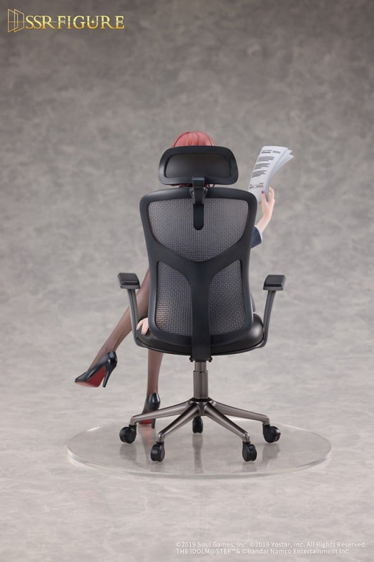 The Idolmaster Shiny Colors x Mahjong Soul PVC Figure 1/7 Madoka Higuchi Effortless Work Ver. 21 cm 7