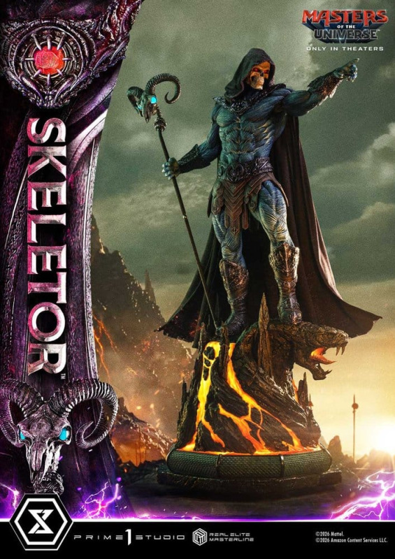 Masters of the Universe (2026 Film) Real Elite Masterline Series Statue 1/3 Skeletor Bonus Version 9 5