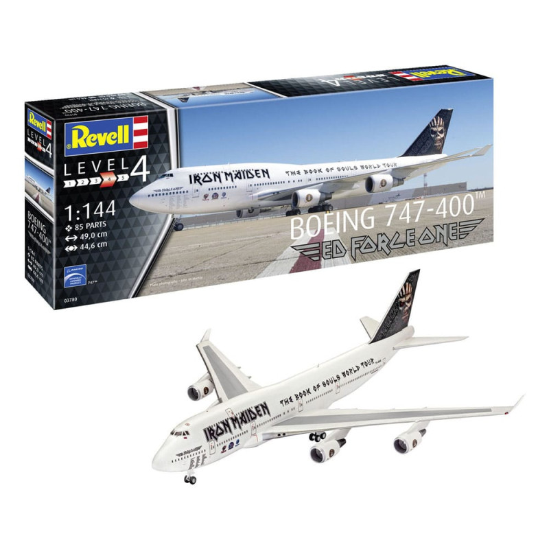 Iron Maiden Model Kit 1/144 Boeing 747-400 "Ed Force One" 49 cm 2