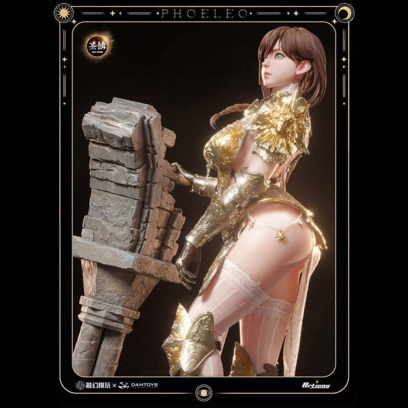 Deity Erosion Action Figure 1/6 Hwit ole-Phoeleo (Sculpted Hair Version) 30 cm 4