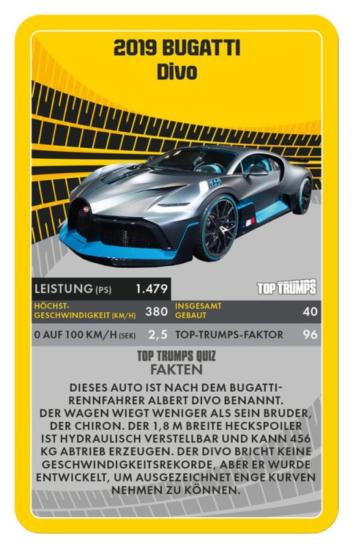 Super Cars Card Game Top Trumps *German Version* 2
