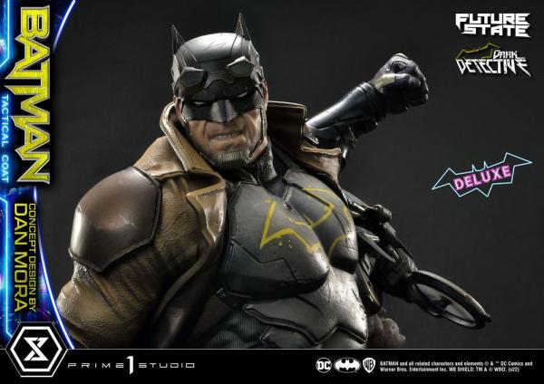 DC Comics Statue 1/4 Batman Dark Detective Tactical Coat Concept Design by Dan Mora Deluxe Bonus Ver