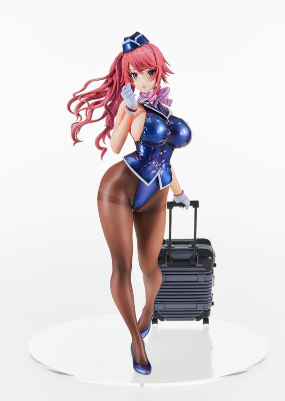 Original Character PVC Statue Tight na Oshigoto Work 3: Cabin Attendant Aya Saionji Antenna Shop Lim