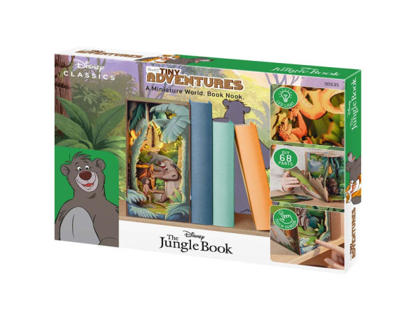 Disney Tiny Adventures Book Nook Mini Diorama The Jungle Book 23 cm 8