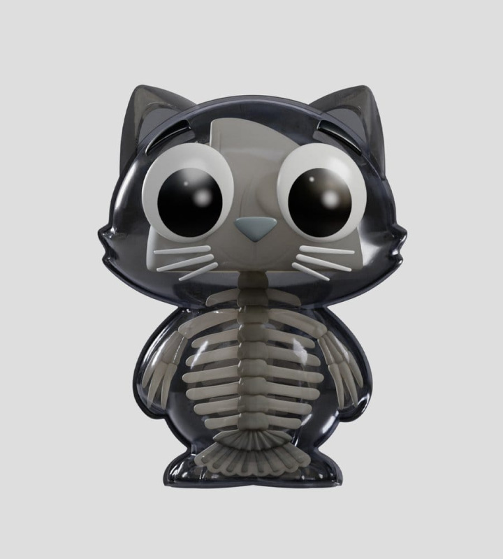 Catscans Mini Figures S2 Bare Bones 6 cm Blind Box Display (6) 3
