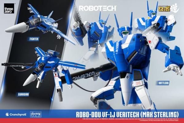 Robotech Action Figure ROBO-DOU VF-1J Veritech (Max Sterling) 20 cm 13