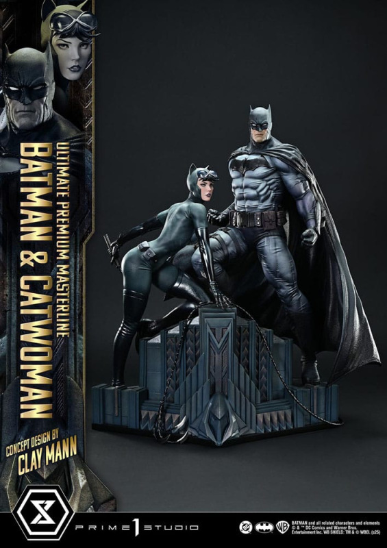DC Comics Ultimate Premium Masterline Series Statue 1/4 Batman & Catwoman (Concept Design by Clay Ma 11