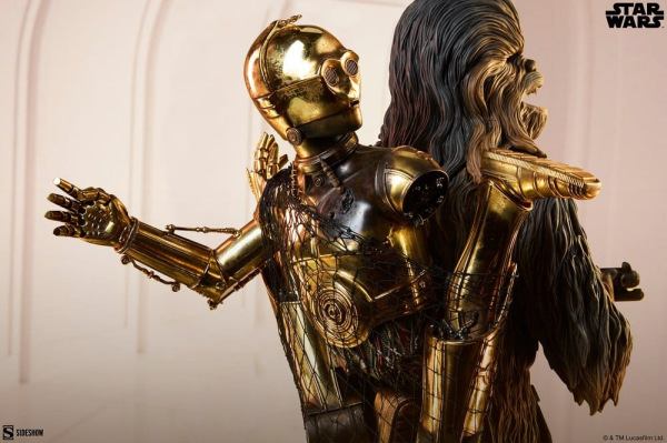 Star Wars Premium Format Figure Chewbacca and C-3PO 63 cm 6