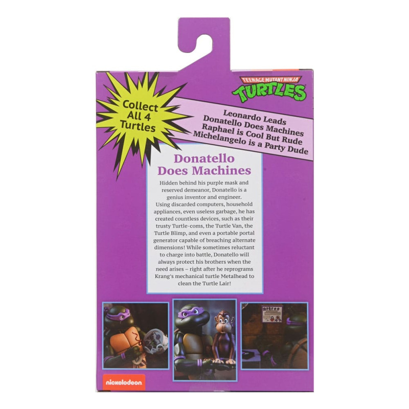 Teenage Mutant Ninja Turtles (1987 Cartoon) Action Figure Ultimate Donatello (VHS) 18 cm 4