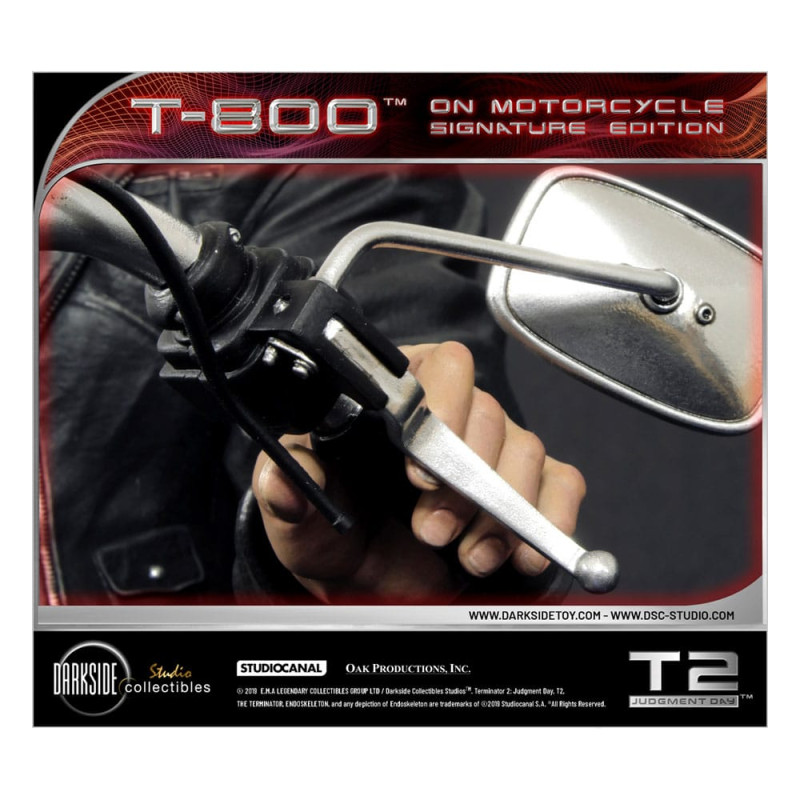 Terminator 2 Statue T-800 On Motorcycle Limited Signature Edition Exclusive 70 cm 8