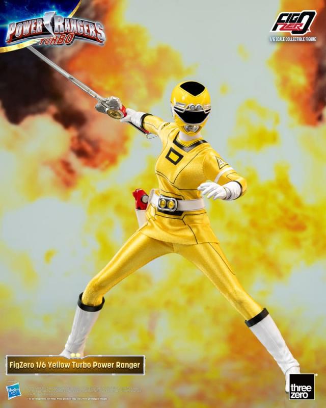 Power Rangers Turbo FigZero Action Figure 1/6 Yellow Turbo Power Ranger 30 cm