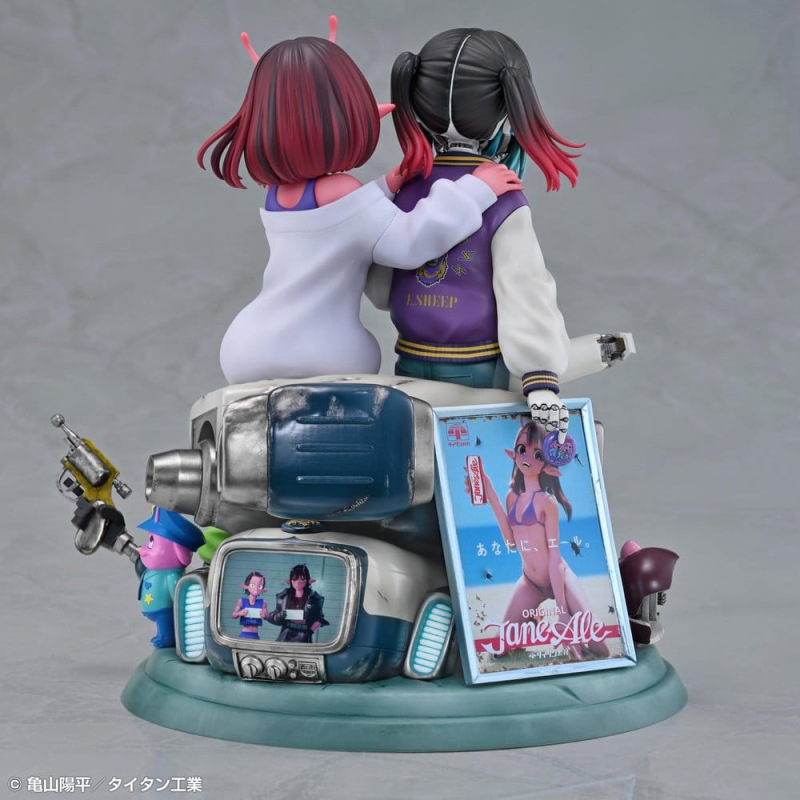 Milky Subway The Galactic Limited Express PVC Figures 2-Pack Chiharu & Makina 18 cm 9