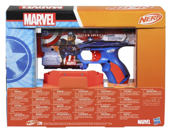Marvel NERF Dart Blaster Captain America 5