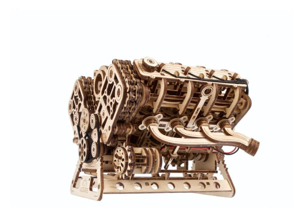 Ugears 3D Wooden Puzzle V8 Engine 9