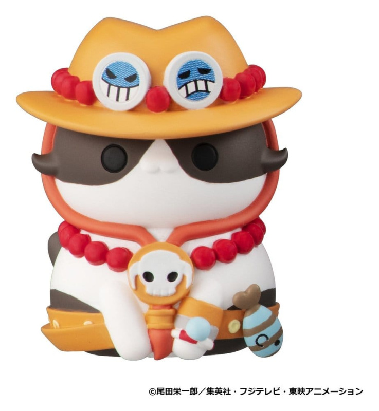 One Piece Mega Cat Project Mini Figures NyanPieceNyan! I'm gonna be king of Paw-rates!! Blind Box As 8