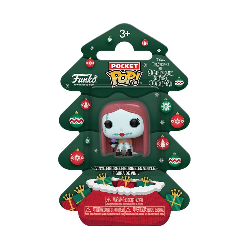 Nightmare before Christmas Holiday 2025 Pocket POP! Vinyl Keychains Sally Tree Holiday Box 4 cm 1