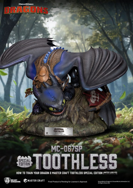 How To Train Your Dragon 2 Master Craft Statue Toothless 38 cm 2