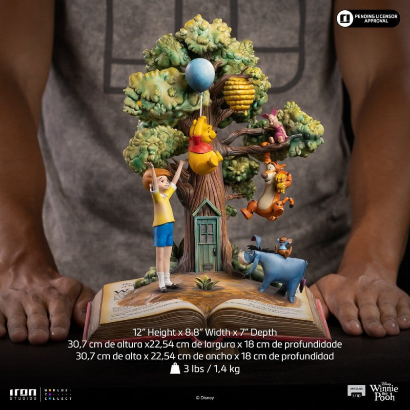 Disney Classics Deluxe Art Scale Statue 1/10 Winnie the Pooh and Friends (100th Anniversary) 31 cm 1