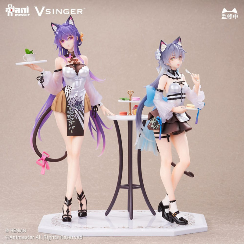 VSinger Luo Tianyi & Mo Qingxian Statue 1/7 2-Pack Luo Tianyi & Mo Qingxian Tea Time Melody Ver. 12