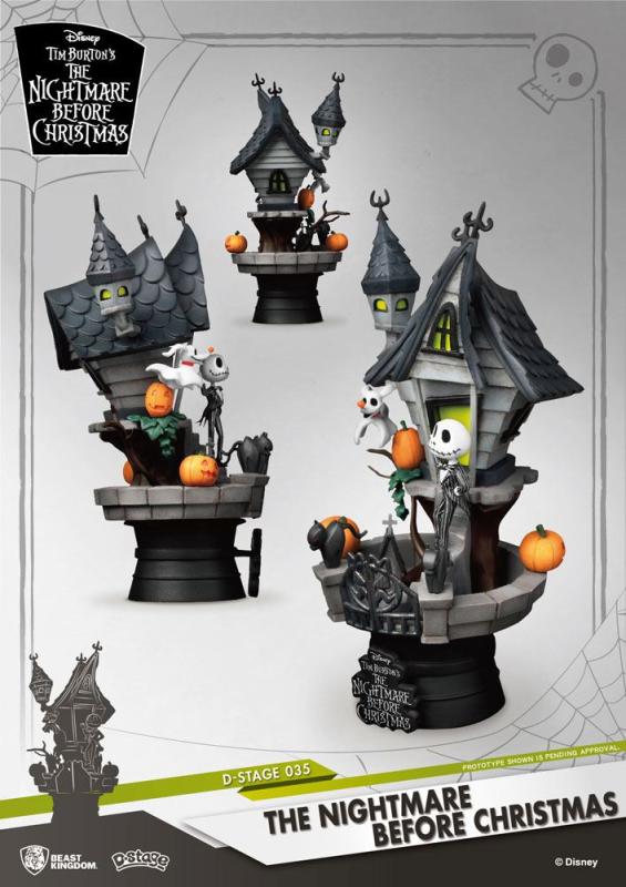 Nightmare before Christmas D-Stage PVC Diorama Jack's Haunted House 15 cm 7