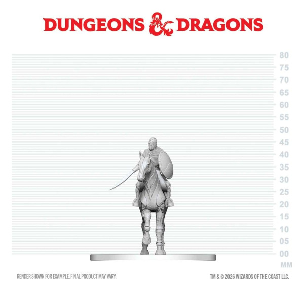 D&D Nolzur's Marvelous Miniatures Mini Figures Nimblewright Steed with Rider 6 cm