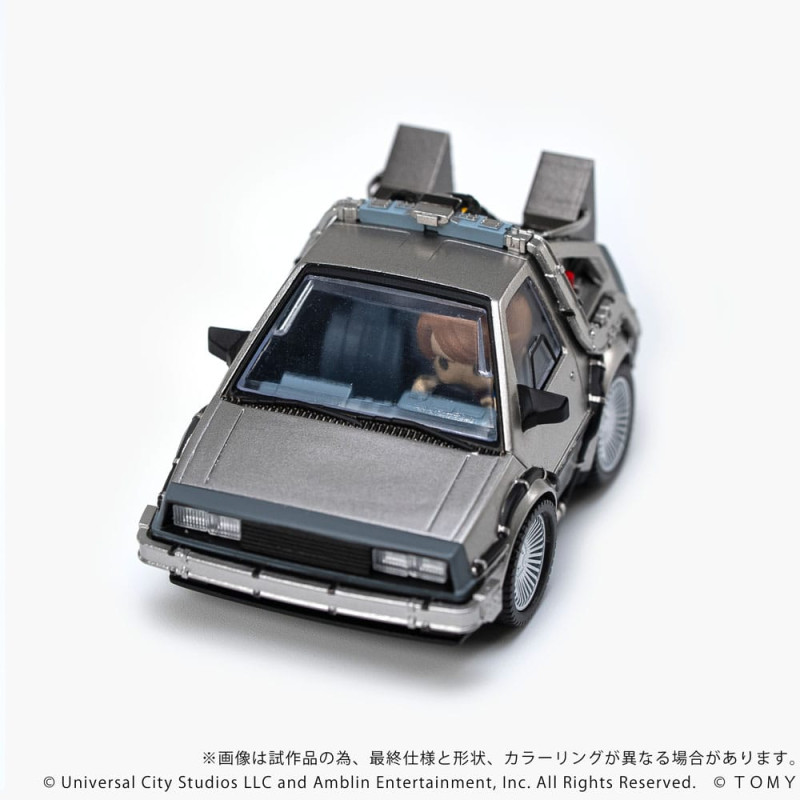 Back to the Future Q-Village Vehicle with mini-figures Time Machine 9 cm 3