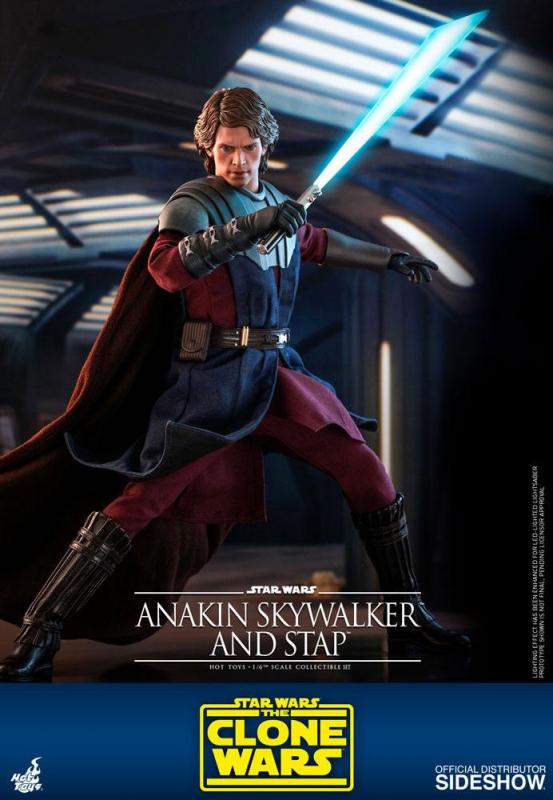 Star Wars The Clone Wars: Anakin Skywalker & STAP - Figure 1/6 - Hot Toys