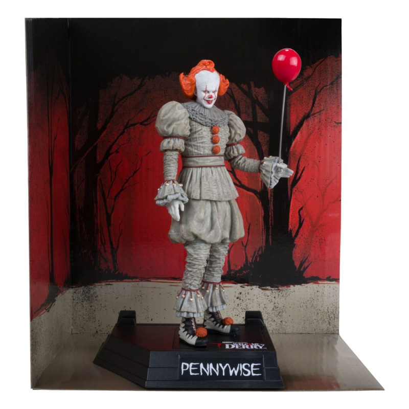 It: Welcome to Derry Movie Maniacs PVC Statue Pennywise (Gold Label) 16 cm 4