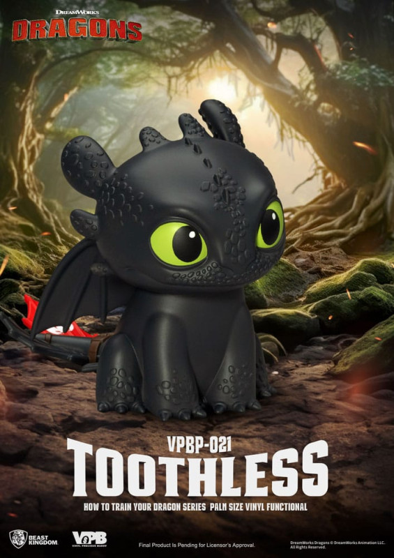 How to Train Your Dragon Piggy Vinyl Bank Toothless 12 cm 2