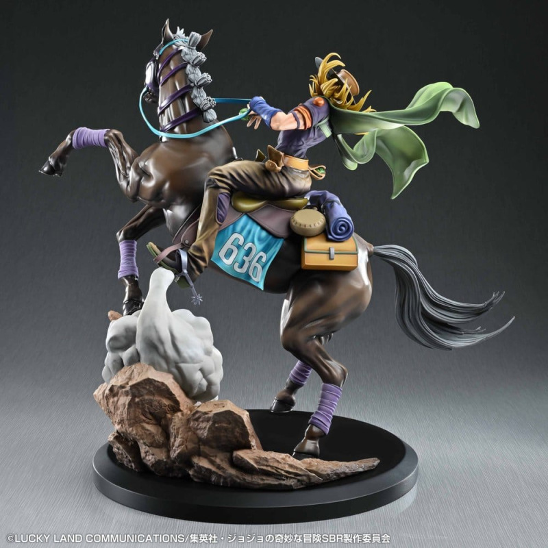 JoJo's Bizarre Adventure: Steel Ball Run Figure Gyro Zeppeli & Valkyrie 31 cm 6