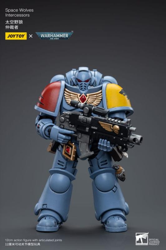 Warhammer 40k Action Figure 1/18 Space Wolves Intercessors 12 cm