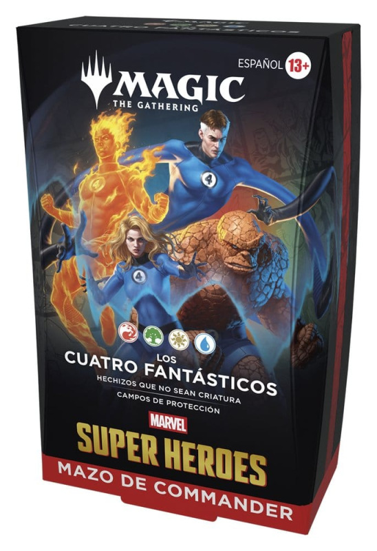 Magic the Gathering Marvel Super Heroes Commander Decks Case (4) spanish 9