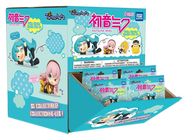 Hatsune Miku Twinchees Mini Figures Falling Figures 5 cm Blind Pack Display (24) 1