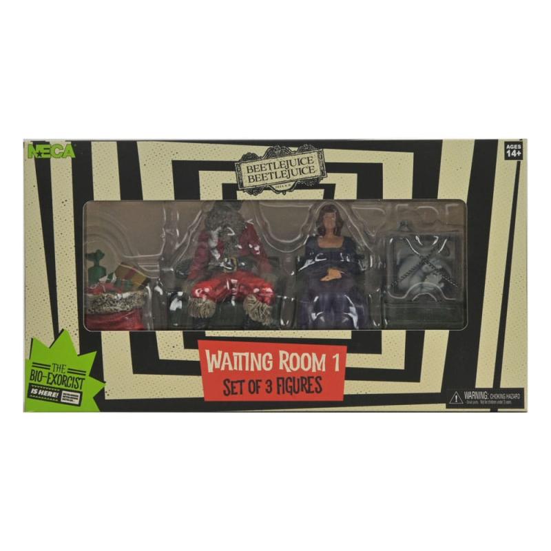 Beetlejuice Beetlejuice Figure 3-Pack Waiting Room 1 10 cm