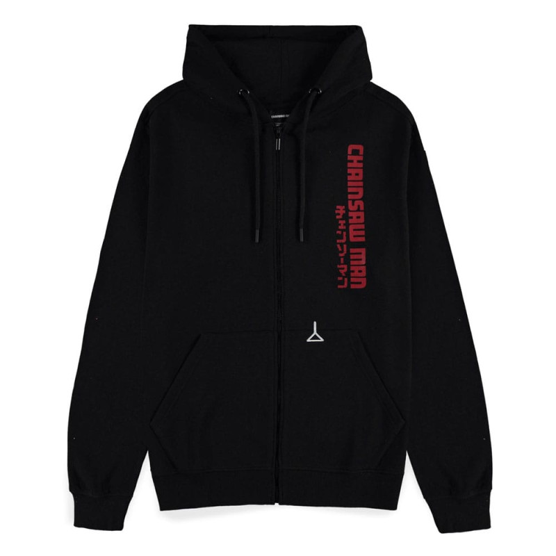 Chainsaw Man Zipper Hoodie Chainsaw Devil Size XL 1