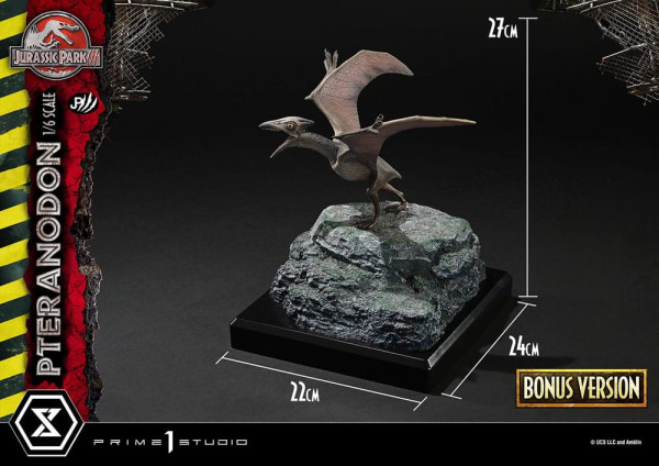 Jurassic Park III Legacy Museum Collection Statue 1/6 Pteranodon Bonus Version 68 cm 3