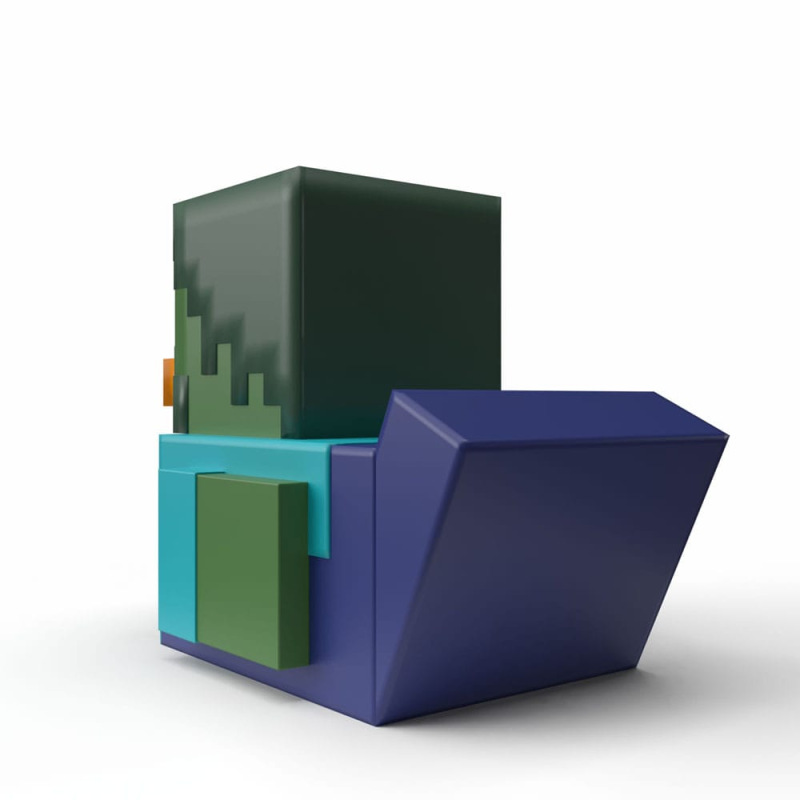 Minecraft Tubbz Mini PVC Figure Zombie 5 cm 2