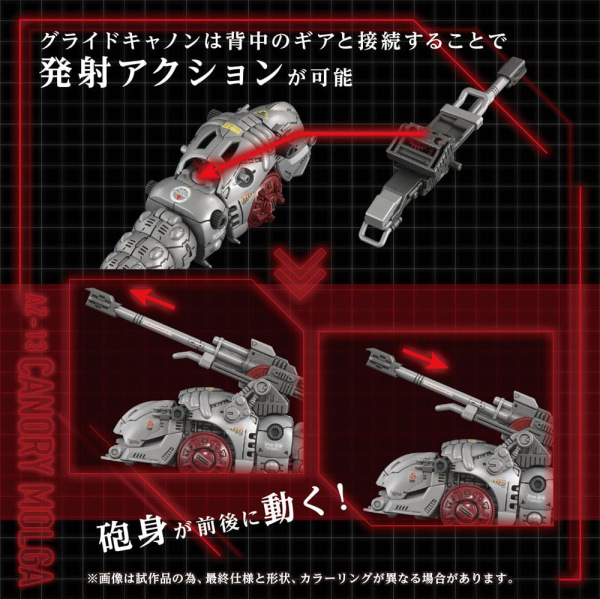 Zoids Plastic Model Kit 1/72 AZ-13 Canory Molga 19 cm 3
