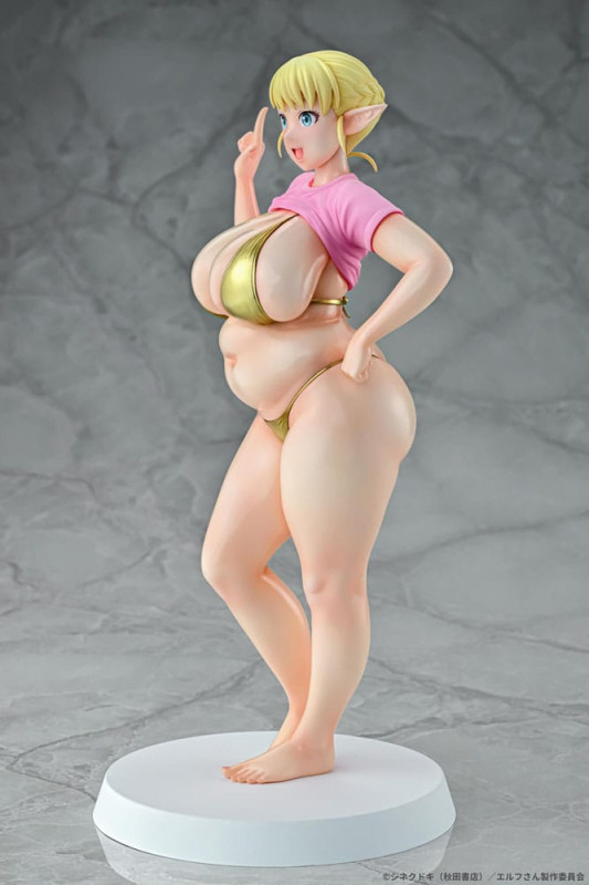 Plus-Sized Elf PVC Statue 1/7 Elfuda Gold Ver. 26 cm 4