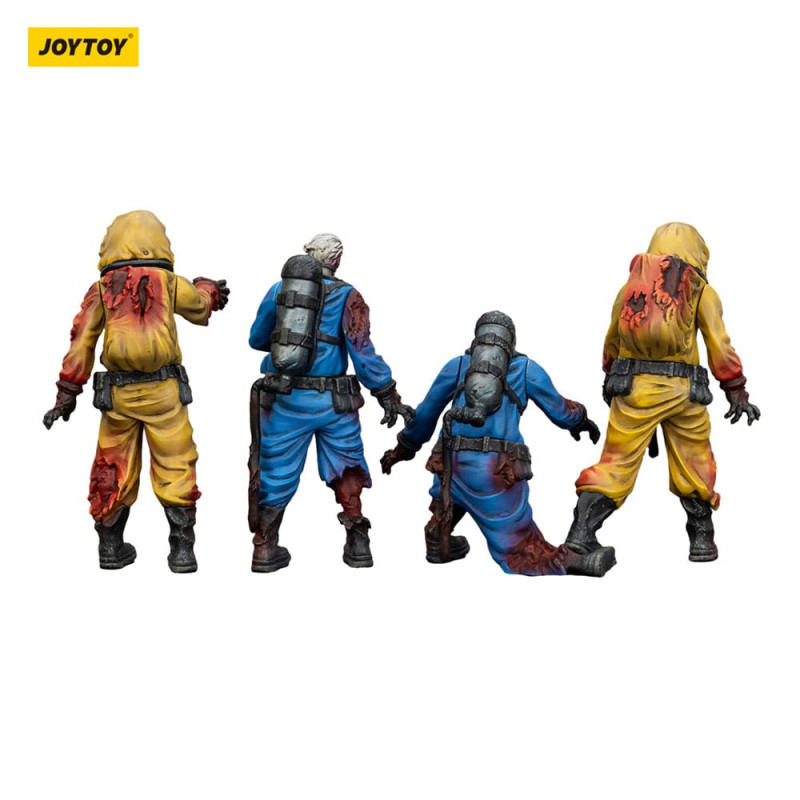 Zombie Dark Source Action Figures 4-Pack Biochemical Lab Team 8 cm 8