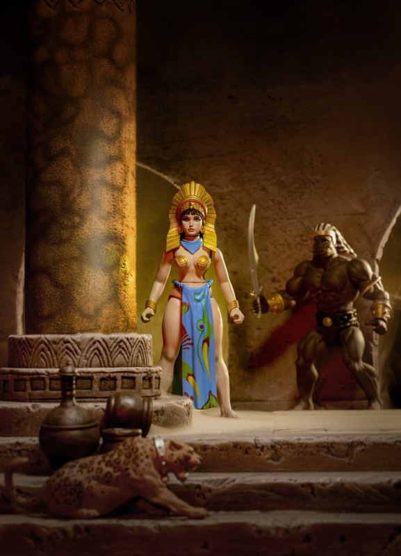 The Savage World of Frazetta Action Figure Set Egyptian Queen & The Guard (Museum Edition) 14 cm 2