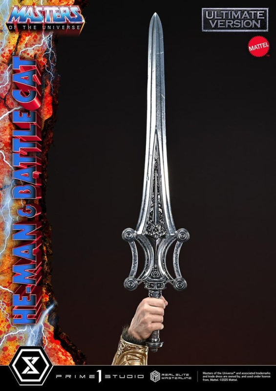 Masters of the Universe Real Elite Masterline Series Statue 1/4 He-Man & Battle Cat Ultimate Version 13