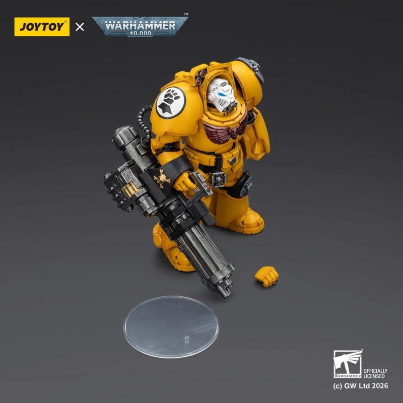 Warhammer 40,000 Action Figure Imperial Fists Terminator 3 with Power Fist and Assault Cannon 14 cm 1